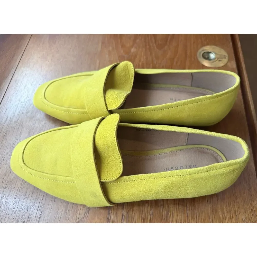 Halogen Women’s 8.5 Yellow Lucy Loafers
